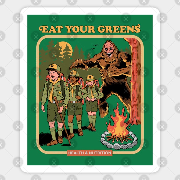 Eat Your Greens Magnet by Steven Rhodes